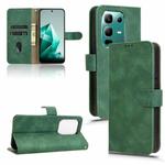 For Infinix Note 50x Skin Feel Magnetic Flip Leather Phone Case(Green)