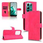 For Infinix Note 50x Skin Feel Magnetic Flip Leather Phone Case(Rose Red)