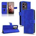 For Infinix Note 50s Skin Feel Magnetic Flip Leather Phone Case(Blue)