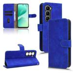 For Infinix Hot 60 5G Skin Feel Magnetic Flip Leather Phone Case(Blue)