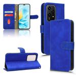 For Honor 200 Lite Global Skin Feel Magnetic Flip Leather Phone Case(Blue)