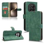 For Honor Magic7 Skin Feel Magnetic Flip Leather Phone Case(Green)