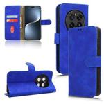 For Honor Magic7 Pro Skin Feel Magnetic Flip Leather Phone Case(Blue)