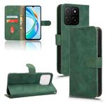 For Honor X5b 4G Skin Feel Magnetic Flip Leather Phone Case(Green)