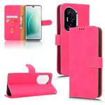 For Honor 300 Pro Skin Feel Magnetic Flip Leather Phone Case(Rose Red)