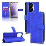 For Honor 300 Skin Feel Magnetic Flip Leather Phone Case(Blue)