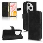 For Honor 400 Pro Global 160.8mm Skin Feel Magnetic Flip Leather Phone Case(Black)