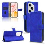 For Honor 400 Pro Global 160.8mm Skin Feel Magnetic Flip Leather Phone Case(Blue)