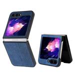 For Samsung Galaxy Z Flip5 AZNS 3D Embossed Skin Feel Phone Case(Blue)