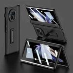 For vivo X Fold2 GKK Integrated Fold Hinge Full Coverage Phone Case with Holder(Black)