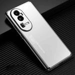 For OPPO Reno10 Frosted Metal Phone Case(Silver)
