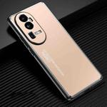 For OPPO Reno10 Pro+ Frosted Metal Phone Case(Gold)