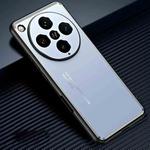 For OPPO Find X8 Pro Frosted Metal Phone Case(Blue)