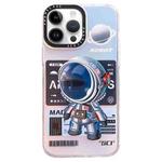 For iPhone 14 Pro Max Mechanical Astronaut Pattern TPU Phone Case(Blue)