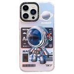 For iPhone 13 Pro Max Mechanical Astronaut Pattern TPU Phone Case(Blue)