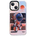 For iPhone 13 Mechanical Astronaut Pattern TPU Phone Case(Orange)