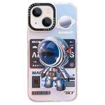 For iPhone 13 Mechanical Astronaut Pattern TPU Phone Case(Blue)