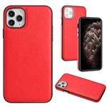 For iPhone 11 Pro Leather Texture Full Coverage Phone Case(Red)