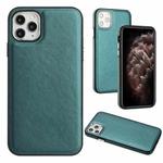 For iPhone 11 Pro Max Leather Texture Full Coverage Phone Case(Green)