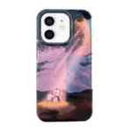 For iPhone 12 Dual-sided Lamination Oil Painting IMD Phone Case(Under The Sun)