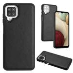 For Samsung Galaxy A12 4G / M12 Leather Texture Full Coverage Phone Case(Black)