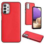 For Samsung Galaxy A13 4G Leather Texture Full Coverage Phone Case(Red)
