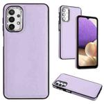 For Samsung Galaxy A23 4G / F23 5G / M23 5G Leather Texture Full Coverage Phone Case(Purple)