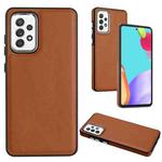 For Samsung Galaxy A52 4G / A52 5G Leather Texture Full Coverage Phone Case(Brown)