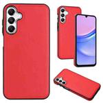 For Samsung Galaxy A25 5G Leather Texture Full Coverage Phone Case(Red)