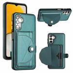 For Samsung Galaxy A13 5G / A04S / M13 5G Shockproof Leather Phone Case with Card Holder(Green)