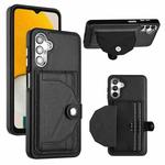 For Samsung Galaxy A13 5G / A04S / M13 5G Shockproof Leather Phone Case with Card Holder(Black)