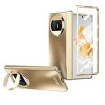 For Huawei Mate X3 Integrated Sub-plating Frame PC Phone Case(Gold)