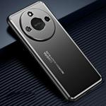 For Honor X60 Frosted Metal Phone Case(Black)