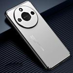 For Honor X60 Frosted Metal Phone Case(Silver)