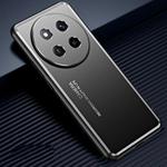 For Honor X60 Pro Frosted Metal Phone Case(Black)