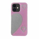 For iPhone 11 PC + TPU Dual-side Laminating IMD Phone Case(Pink)