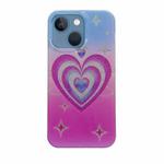 For iPhone 14 PC + TPU Dual-side Laminating IMD Phone Case(Star Love)