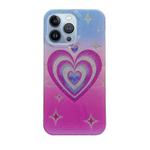 For iPhone 13 Pro Max PC + TPU Dual-side Laminating IMD Phone Case(Star Love)