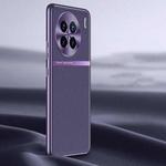 For vivo X90 Litchi Texture Genuine Leather Phone Case(Purple)