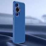 For Huawei nova 11 Litchi Texture Genuine Leather Phone Case(Blue)