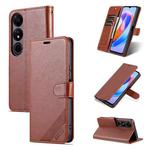 For Honor Play 40 AZNS Sheepskin Texture Flip Leather Phone Case(Brown)