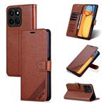 For Honor Play 60 Plus AZNS Sheepskin Texture Flip Leather Phone Case(Brown)