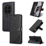 For Honor Magic7 Pro AZNS Sheepskin Texture Flip Leather Phone Case(Black)