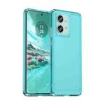 For Motorola Edge 40 Neo Candy Series TPU Phone Case(Transparent Blue)