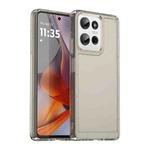 For Motorola Moto G75 5G Candy Series TPU Phone Case(Transparent Grey)