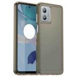 For Motorola Moto G53j Candy Series TPU Phone Case(Transparent Grey)