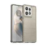 For Motorola Edge 50 Pro Candy Series TPU Phone Case(Transparent Grey)