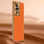For Xiaomi Redmi K60 Pro Litchi Texture Genuine Leather Phone Case(Orange)