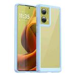 For Motorola S50 Neo Colorful Series Acrylic Hybrid TPU Phone Case(Blue)