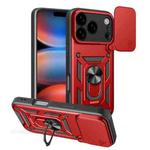 For iPhone 17 Pro Sliding Camera Cover Design TPU+PC Phone Case(Red)